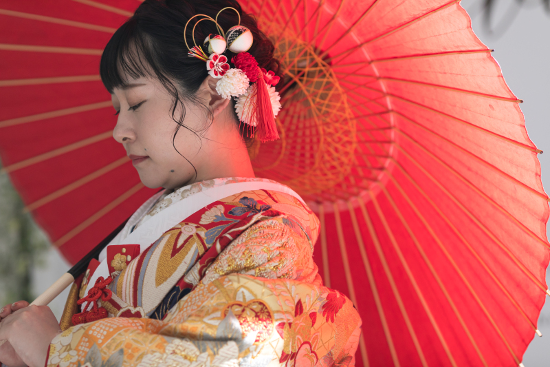 艶やかな和装姿