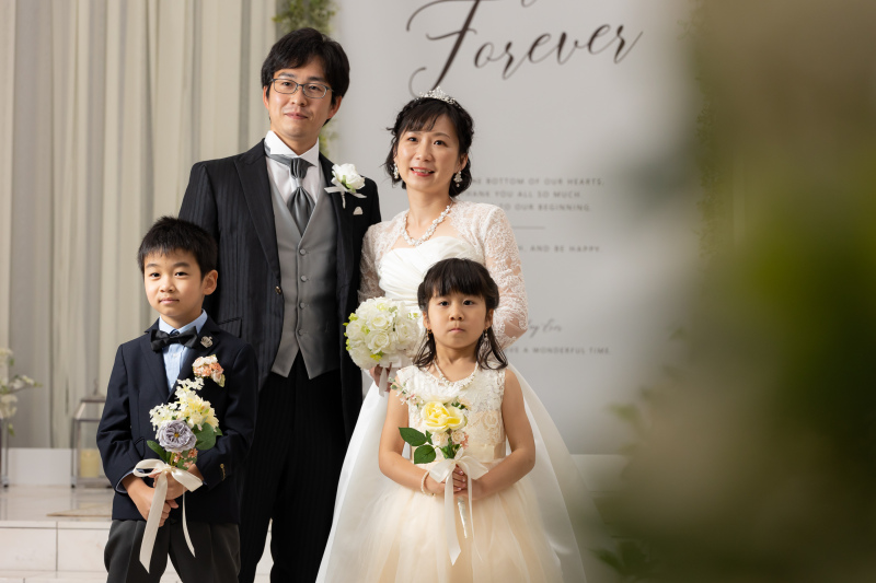 おふたりのお子様と