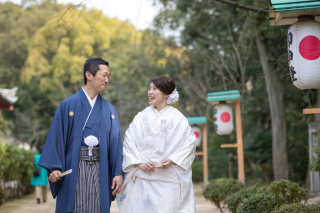 伊佐爾波神社でフォト＆ご結婚式