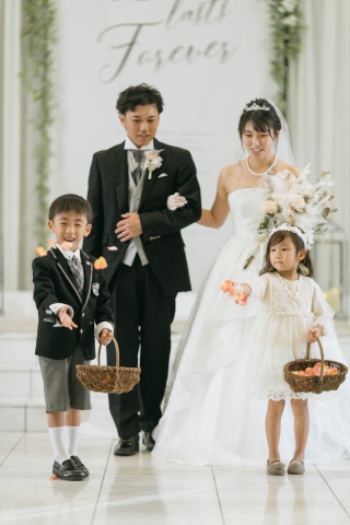 お子様とご一緒にご結婚式♪