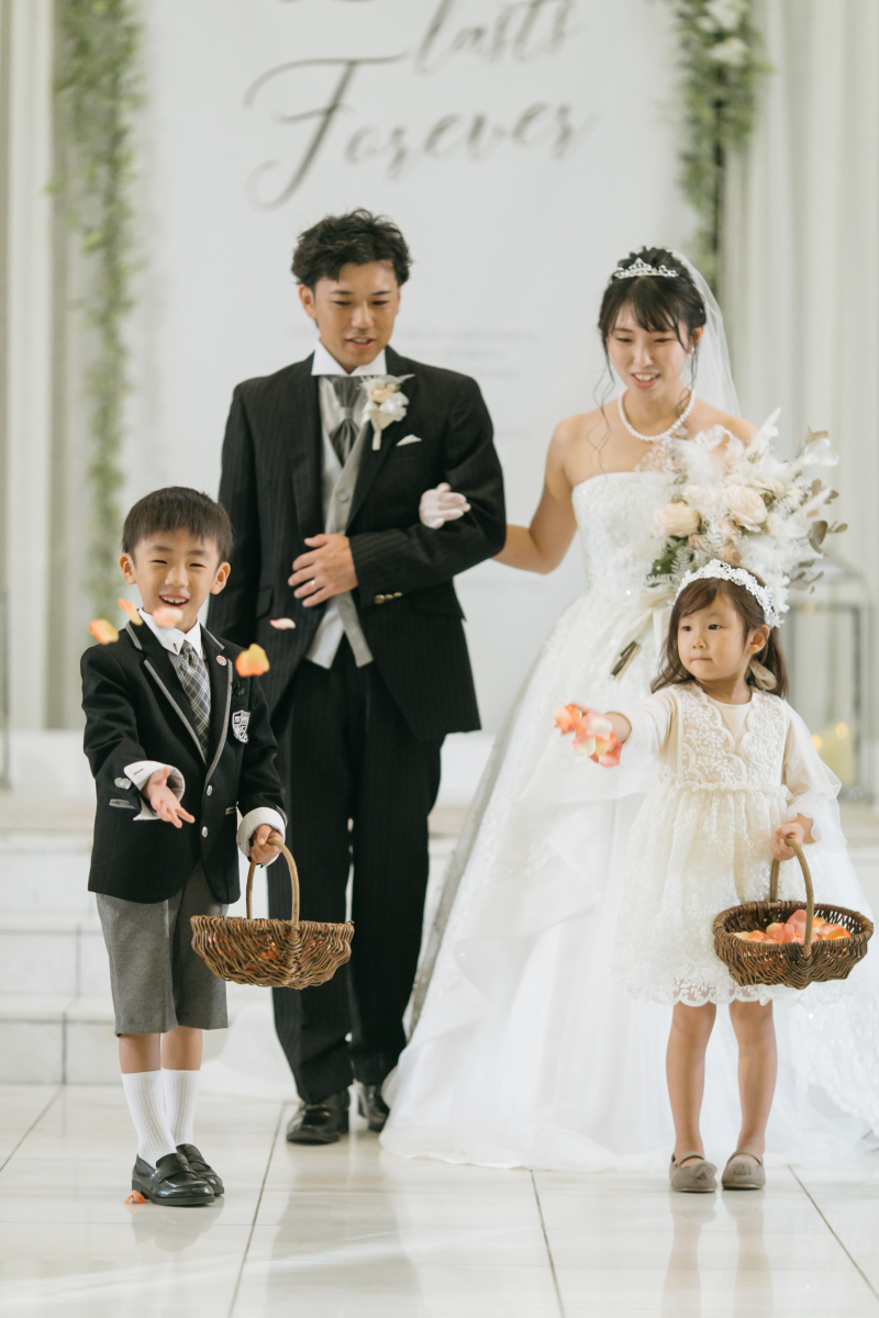 お子様とご一緒にご結婚式♪