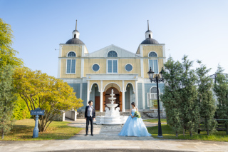 カラードレス＆ウエディングドレスでのご家族フォトレポート