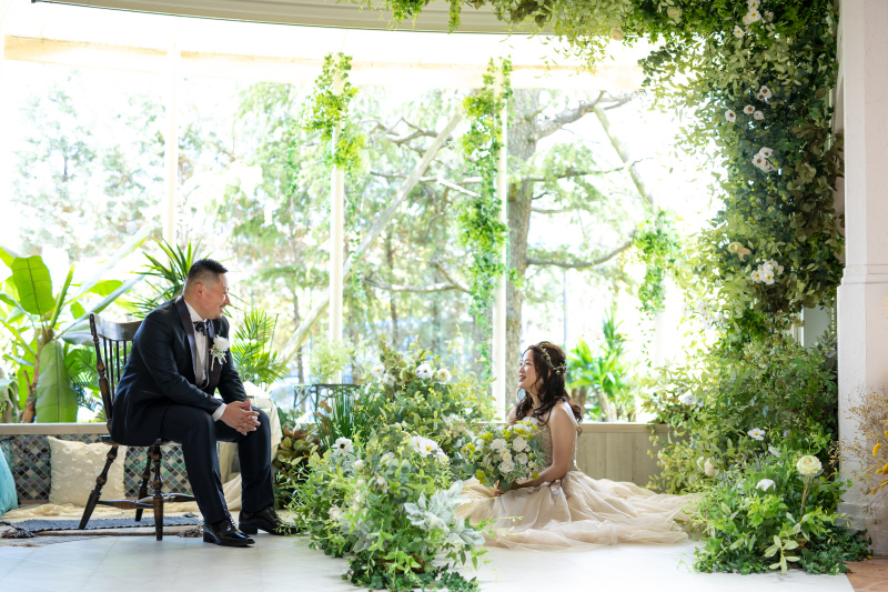 ガーデン撮影の後は