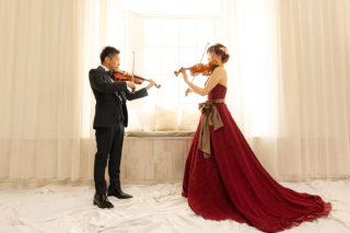 カラードレス＆和装をスタジオで