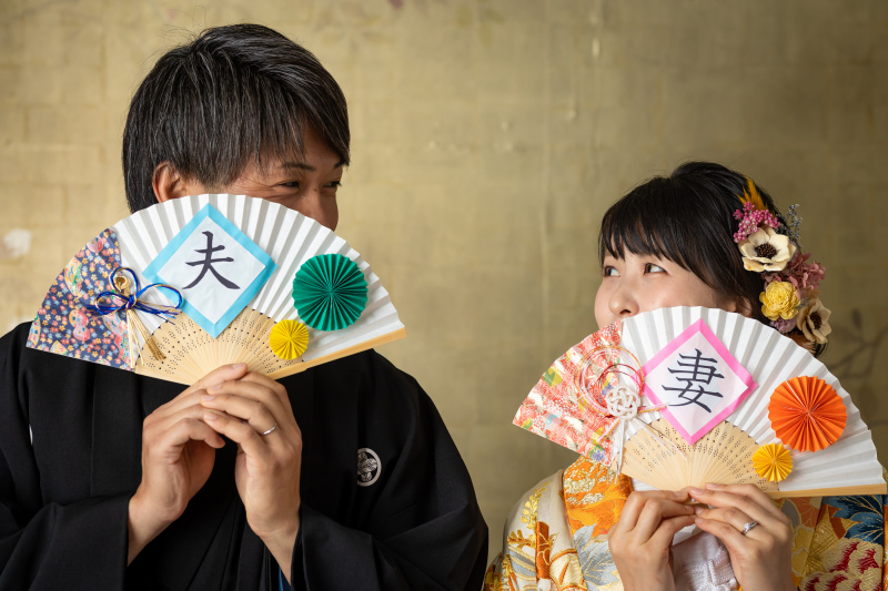 和装でスタジオフォト２
