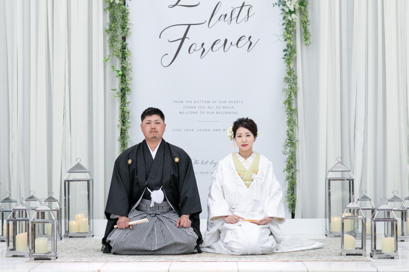 チャペルで白無垢