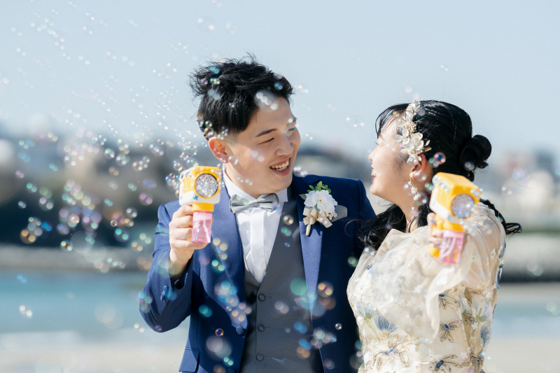 アイテムがあると自然な笑顔に