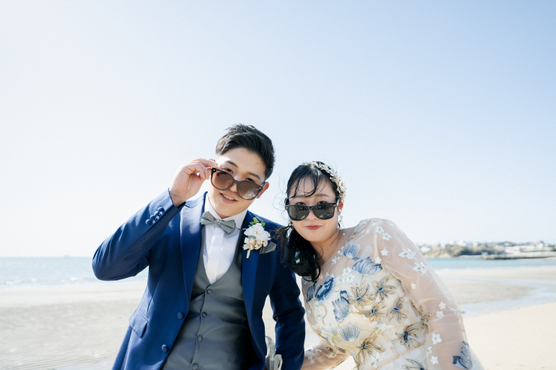 海とサングラス相性ばっちり!