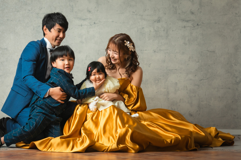 楽しいファミリーフォト