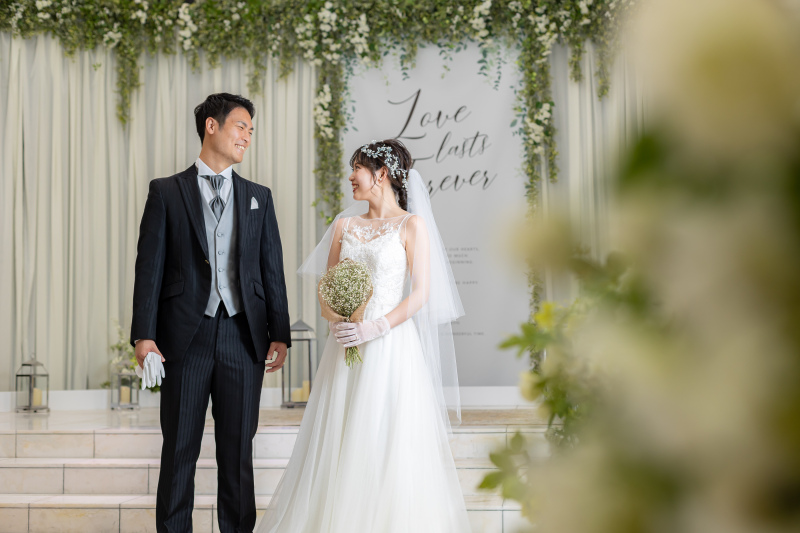 おふたりでのチャペルフォト