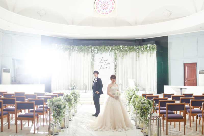 ウエディングドレスから