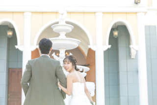 スタジオで和装＆チャペルでウエディングドレス撮影