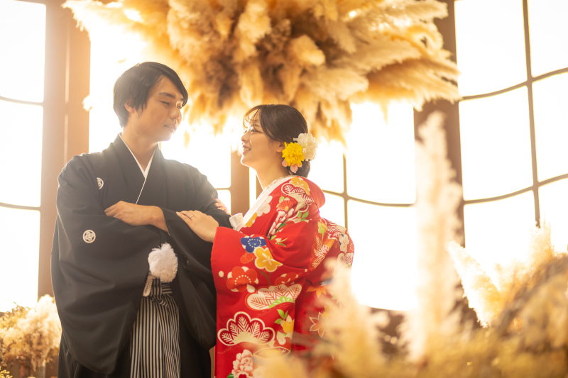 スタジオでの和装撮影