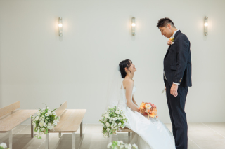 小さな結婚式 松山店_チャペル 洋装/ウエディングドレス