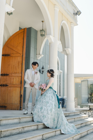 小さな結婚式　松山店_チャペル外観＆ガーデン