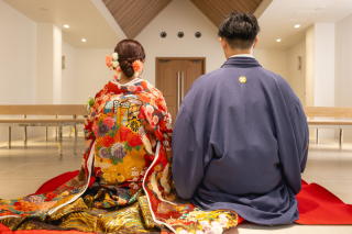 小さな結婚式　松山店_チャペル　和装