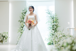 小さな結婚式 松山店_チャペル 洋装/ウエディングドレス