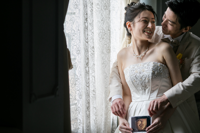 【マタニティフォト】基本料金50%OFF◆洋装1着チャペルフォトプラン|全データ&アルバム1冊付き