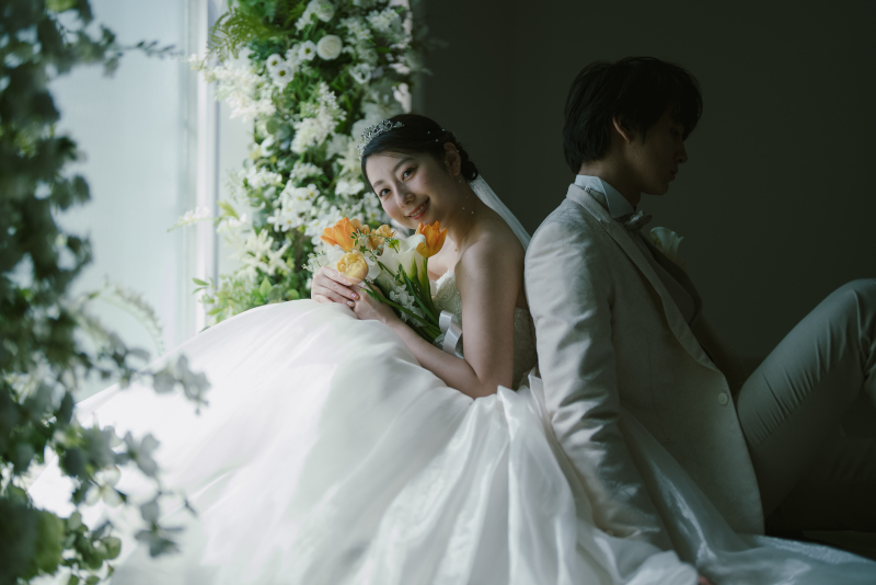 ★基本料金50％OFF★洋装２着_チャペルフォトプラン｜全データ付☆109,000円&rarr;54,500円