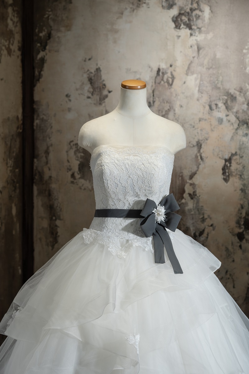 CRT-66◇サッシュベルトで大人っぽいプリンセスライン♪