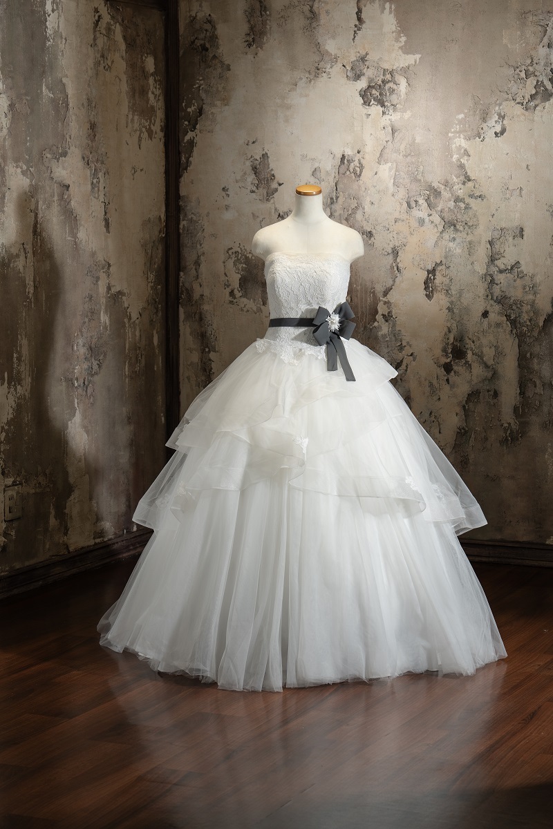 CRT-66◇サッシュベルトで大人っぽいプリンセスライン♪