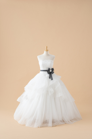 CRT-66◇サッシュベルトで大人っぽいプリンセスライン♪