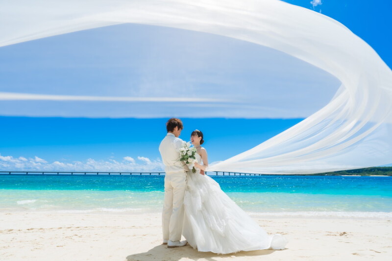 風に舞う、幸せのベール