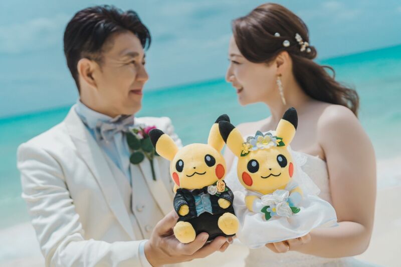 ウエディングアイテムで可愛らしく