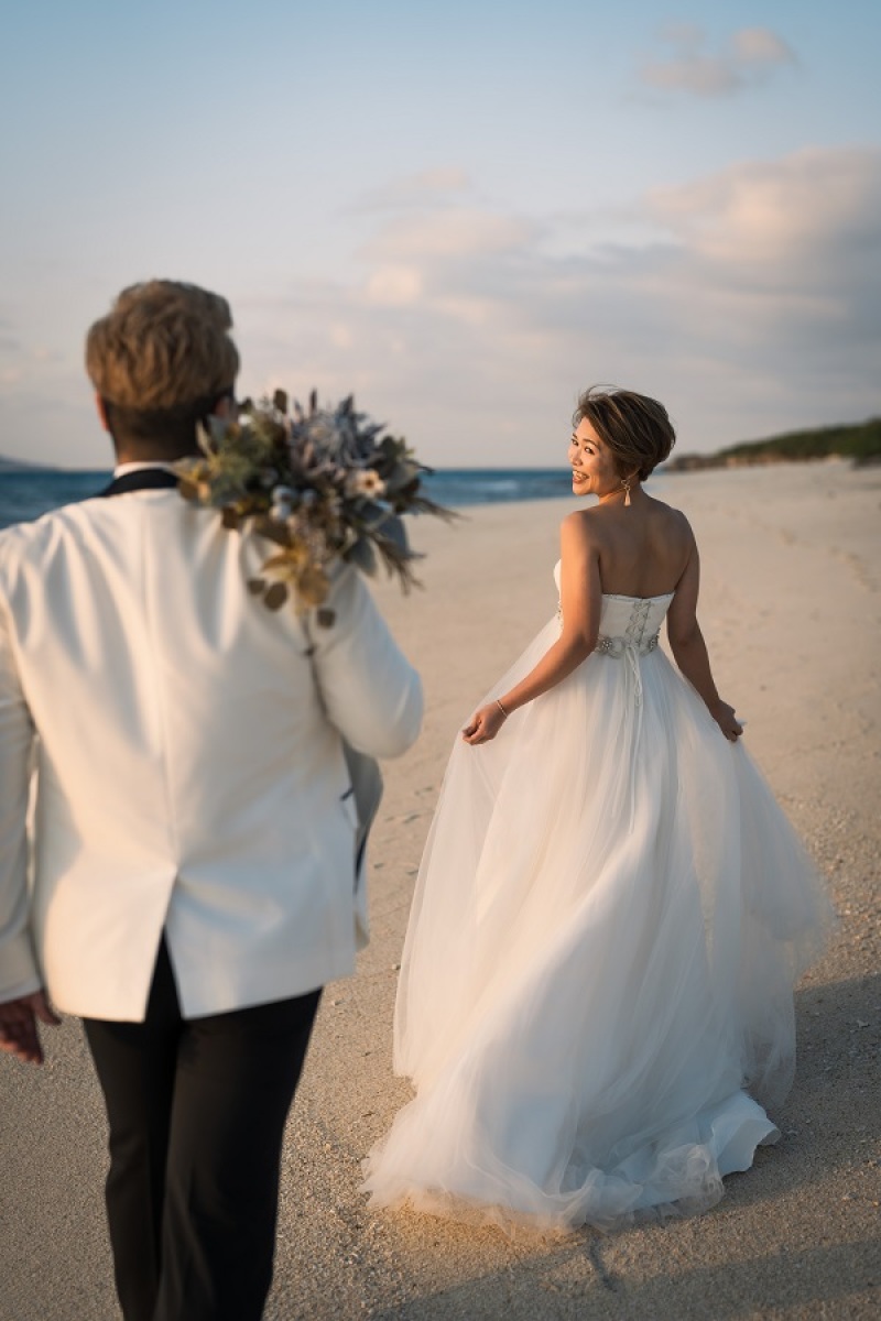 振り向きショット