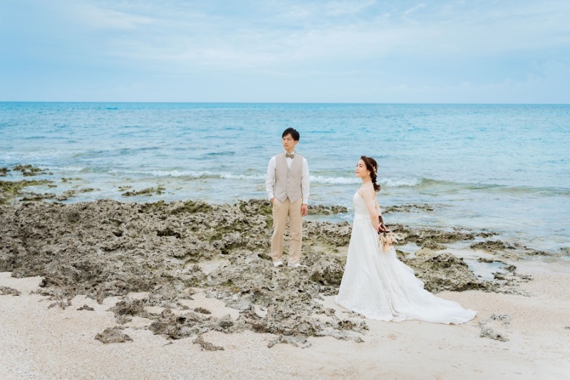 引き潮を利用して