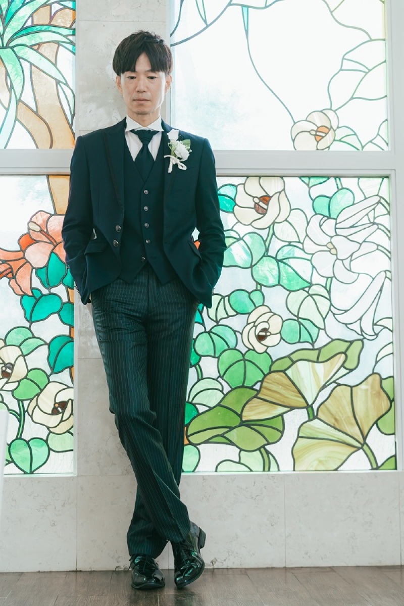 ご新郎様ソロショット