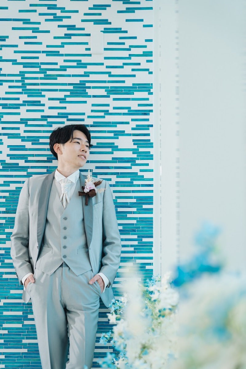 ご新郎様ソロショット