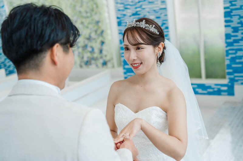 指輪交換♡