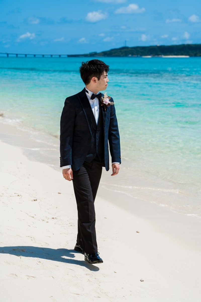 ご新郎様ソロショット