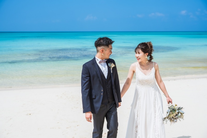 見つめ合いショット