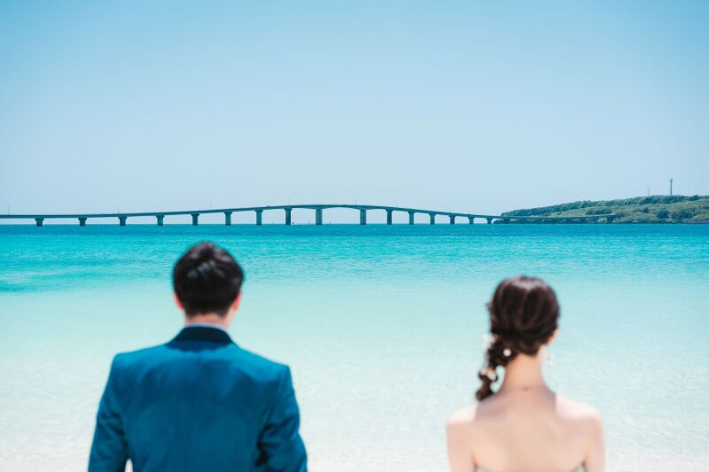 ビーチ撮影