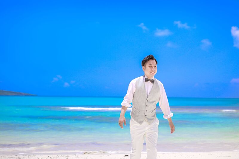 新郎様おひとりショット