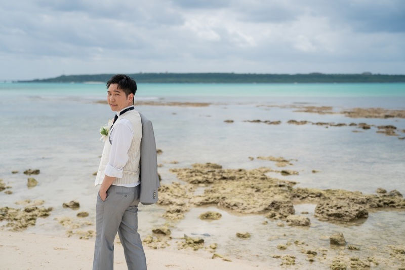 ソロショット―新郎様―