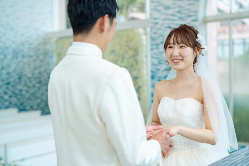 笑顔で交わす誓いのひととき♡