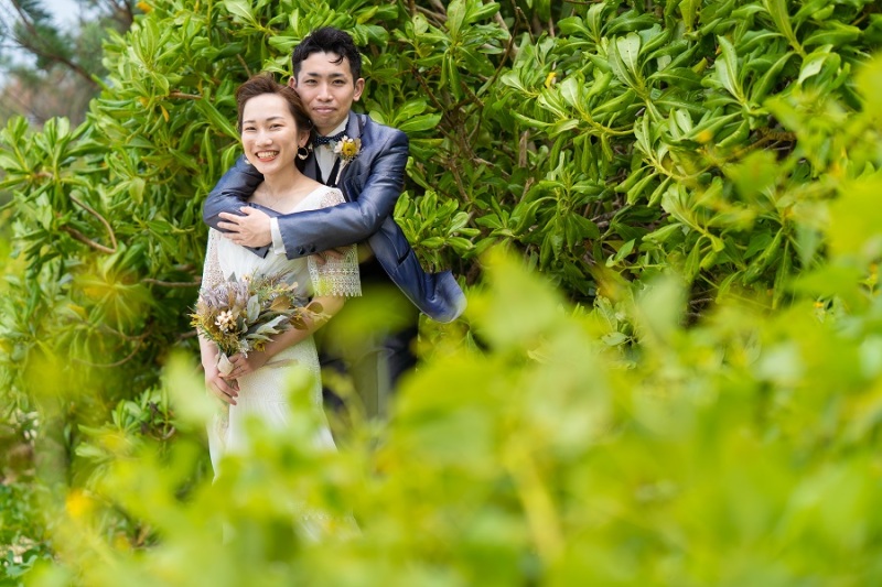 自然に囲まれて