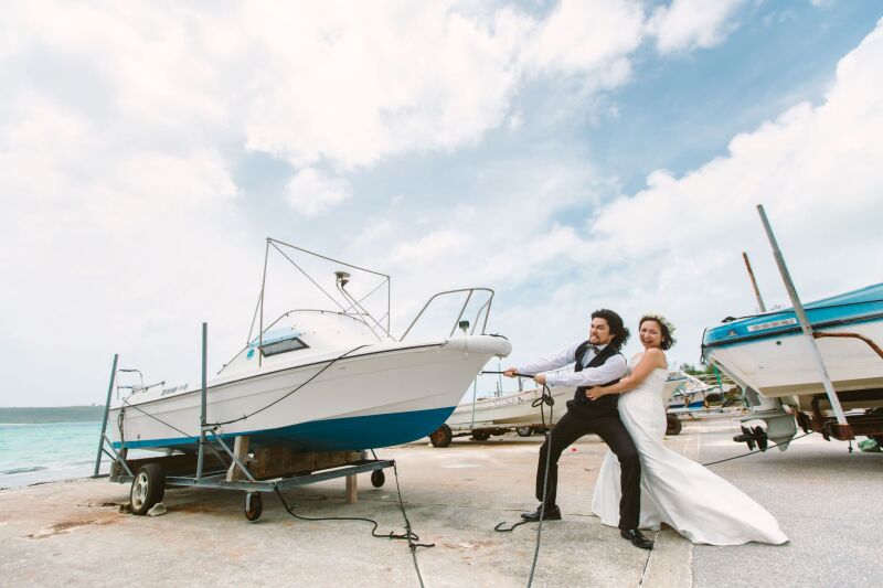 そして、ユーモアのあふれるショットも