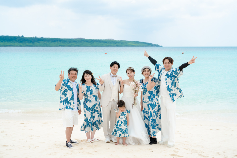 《シギラミラージュチャペル&ビーチ》仲良しFamily♪