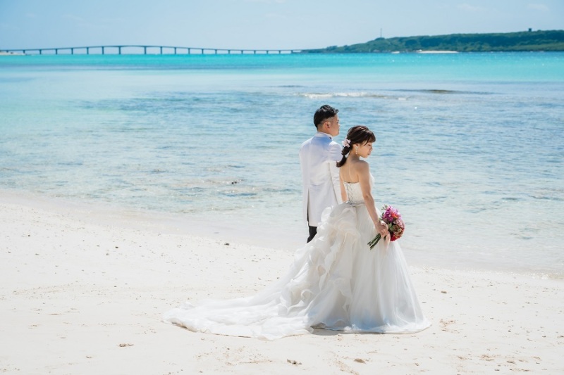 ビーチから撮影スタート☆