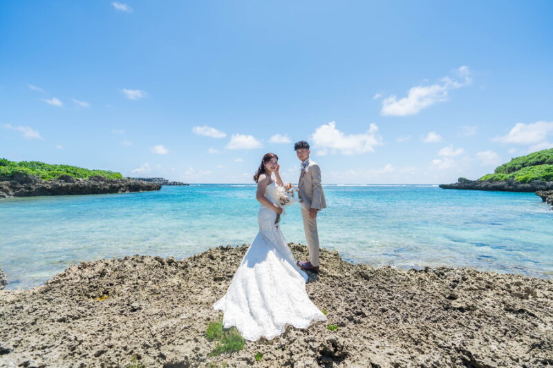 CREATIVE STUDIO 宮古島 byワタベウェディング_海で撮影できる