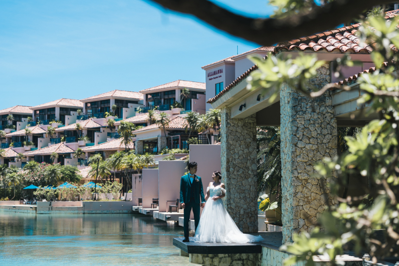 2つのチャペルがあるラグジュアリーホテルでの撮影◎