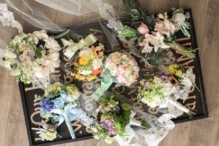 【宮古島】造花ブーケ&ブートニア(洋装衣裳込プランに含む)