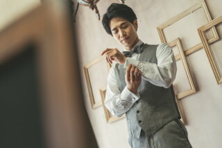 新郎ヘアセット&メイク