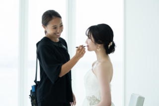 美容師同行(2ロケーション)+新婦ヘアスタイルチェンジB