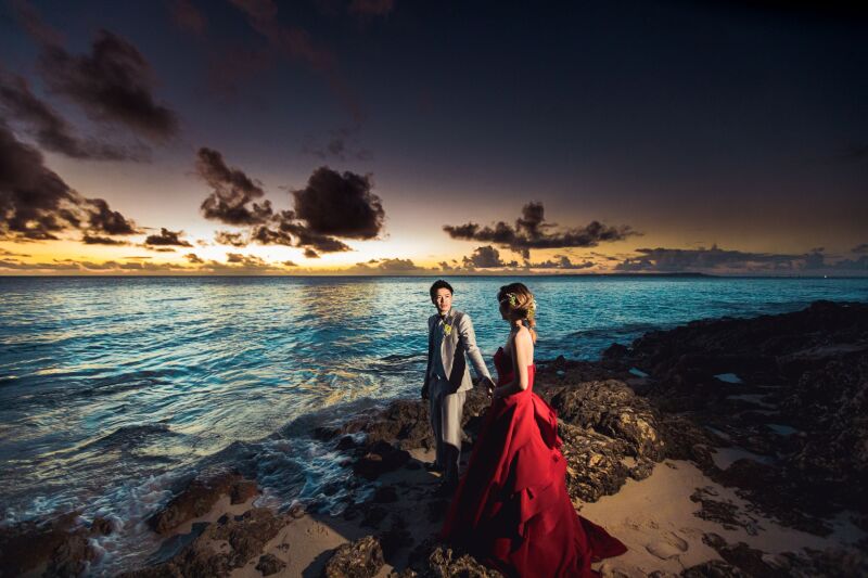 CREATIVE STUDIO 宮古島 byワタベウェディング_夜景で撮影できる