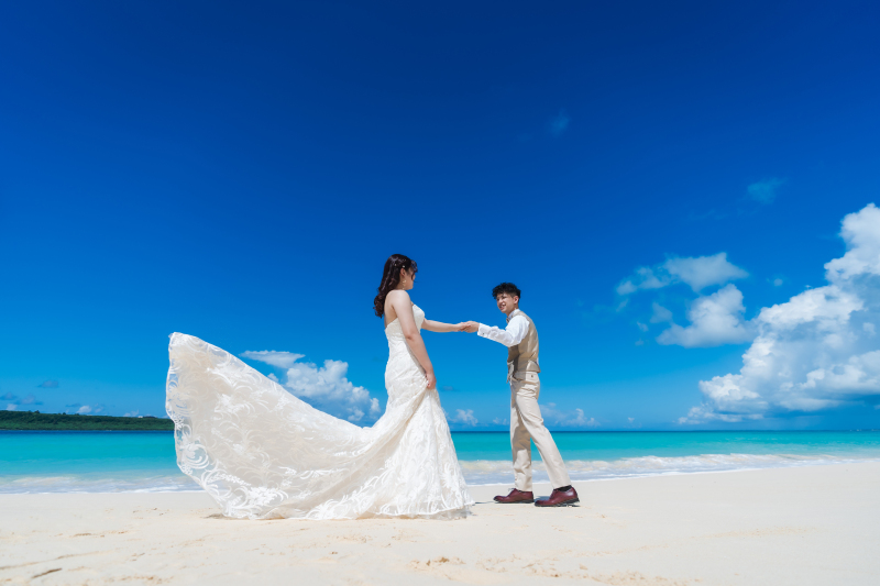 【先着5組限定！衣装追加料なし！ドローン付！】≪4-8月撮影・4月成約≫ミラージュチャペル＆前浜ビーチ100C&yen;176,000